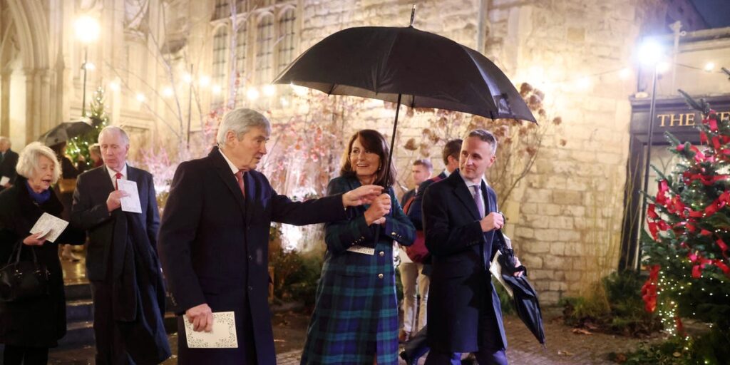 Carole and Michael Middleton Attend Kate Middleton’s Fifth Annual Christmas Carol Service Carole and Michael Middleton Attend Kate Middleton’s Fifth Annual Christmas Carol Service