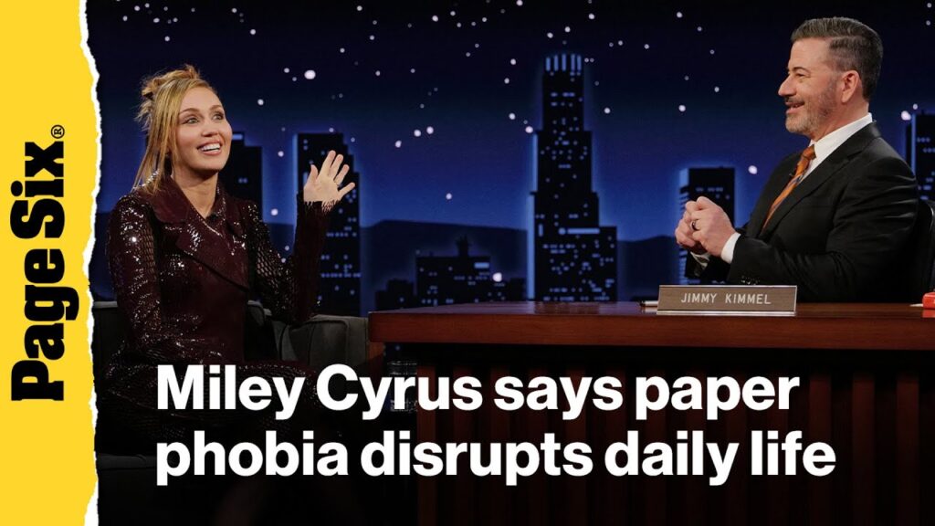 Miley Cyrus says her bizarre paper phobia disrupts daily life: "Makes me want to vomit"