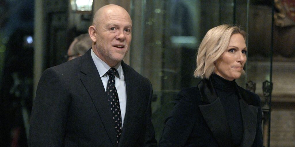 Zara Tindall and Mike Tindall arrive at Westminster Abbey in show of support for Kate Middleton
