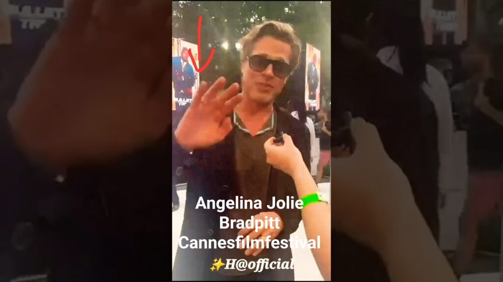 Angelina Jolie And Brad Pitt At Cannes F-Festival Where???💘#bradpitt #angelina #jolie #love #shorts