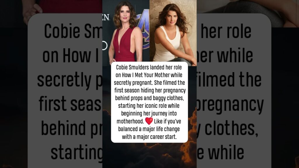 Cobie Smulders: The Secret First Season #news #hollywood #Cinema #history
