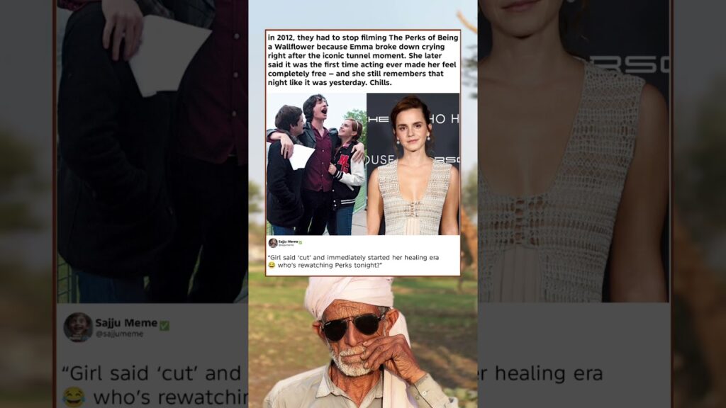 Emma Watson SOBBED After the Tunnel Scene  The Perks Moment That Broke Her Free #shorts