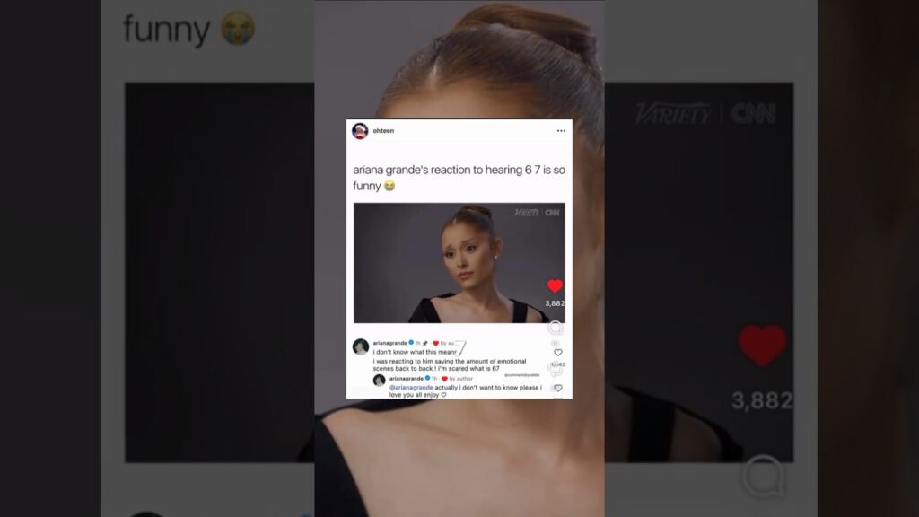 Ariana Grande Has No Idea What “67 Meme” Means