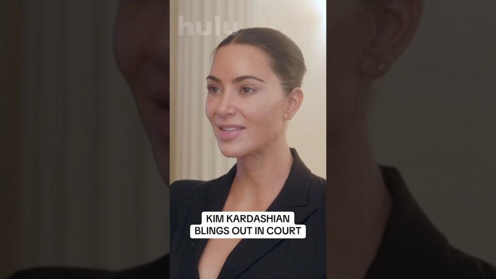 Kim Kardashian blings out in court! #kimkardashian #thekardashians #kardashians #shorts