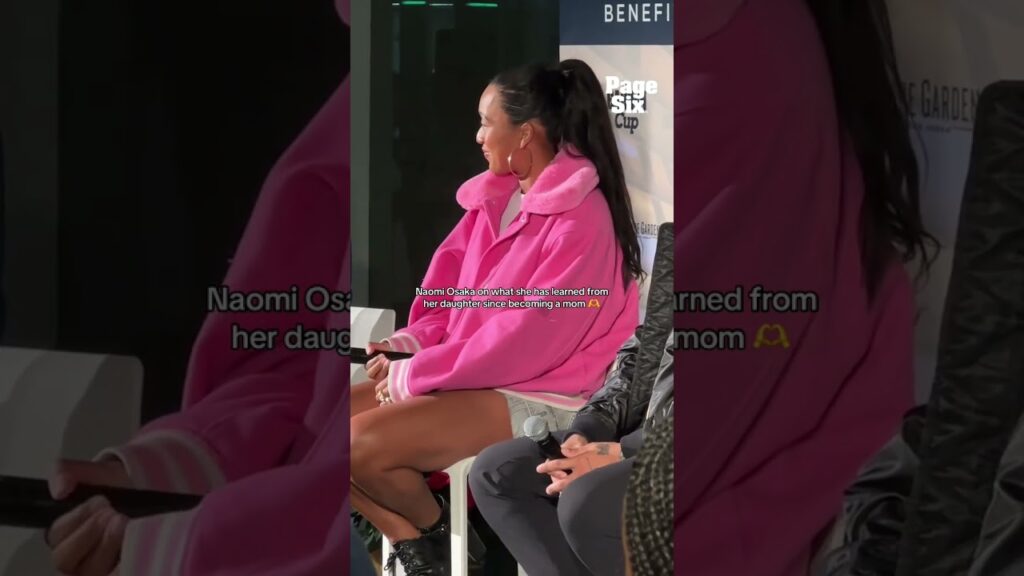 Naomi Osaka opens up about raising her 2-year-old daughter 🎾💗 #shorts