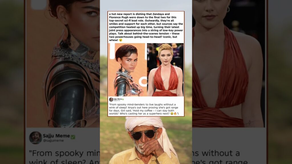 Zendaya vs Florence Pugh: Secret BEEF Over Sci-Fi Role? 😱 The Smiles Are Lying! 🔥