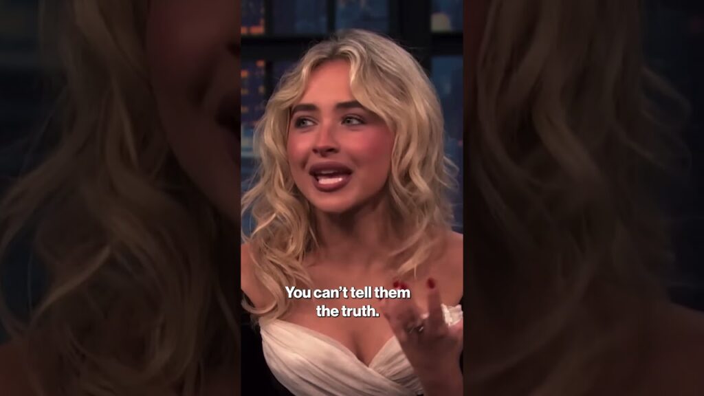 Seth Meyers calls out Sabrina Carpenter for faking surprise songs#shorts