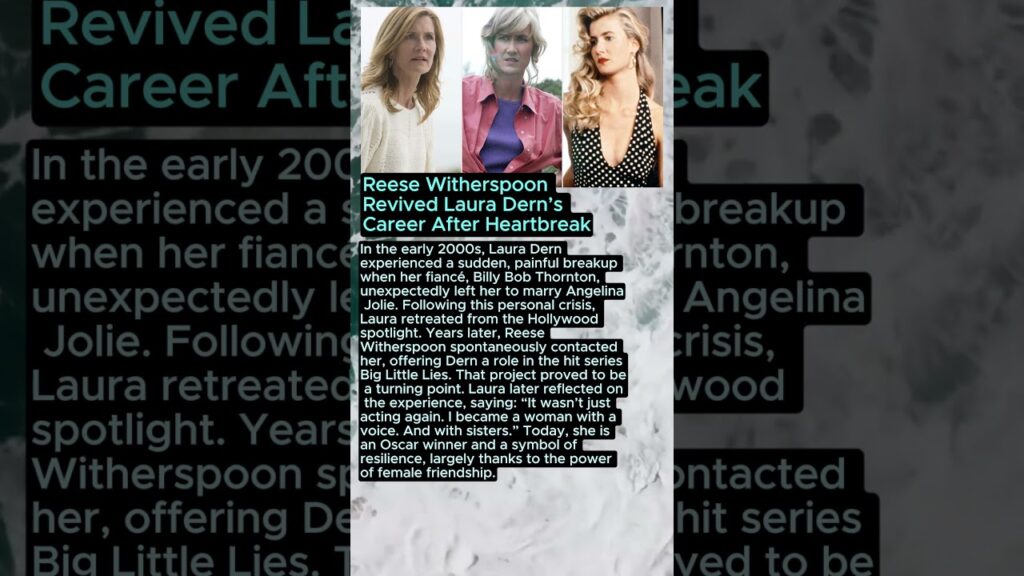 Reese Witherspoon Revived Laura Dern’s Career After Heartbreak