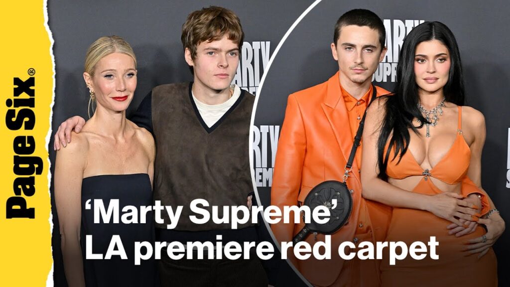 'Marty Supreme' LA premiere red carpet: Timothée Chalamet, Kylie Jenner, Gwyneth Paltrow and more