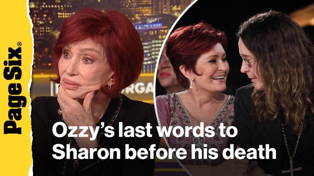 Ozzy Osbourne's touching last words to wife Sharon before his death revealed