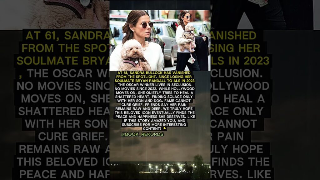 Sandra Bullock’s Silent Grief 🕯️ Sandra Bullock’s Silent Grief 🕯️