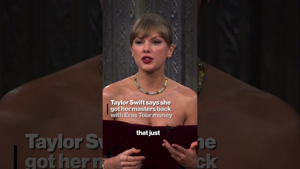 Taylor Swift says she got her masters back with Eras Tour money #shorts