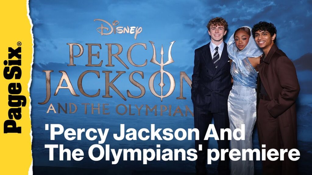 Walker Scobell, Leah Jeffries, Aryan Simhadri & more at Percy Jackson And The Olympians S2 premiere