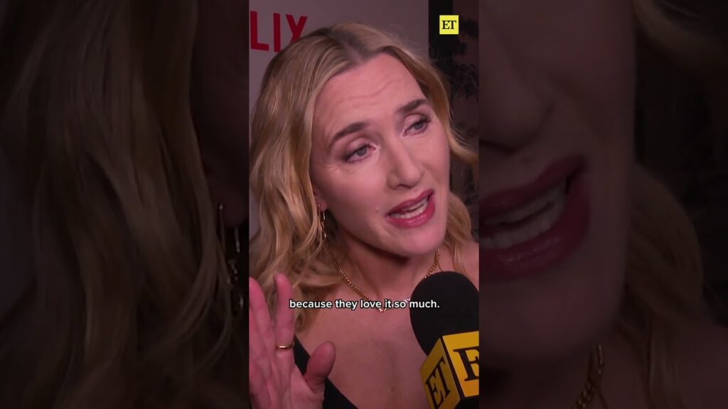 #katewinslet Reacts to Kids Succeeding in Show Business at 'Goodbye June' Premiere