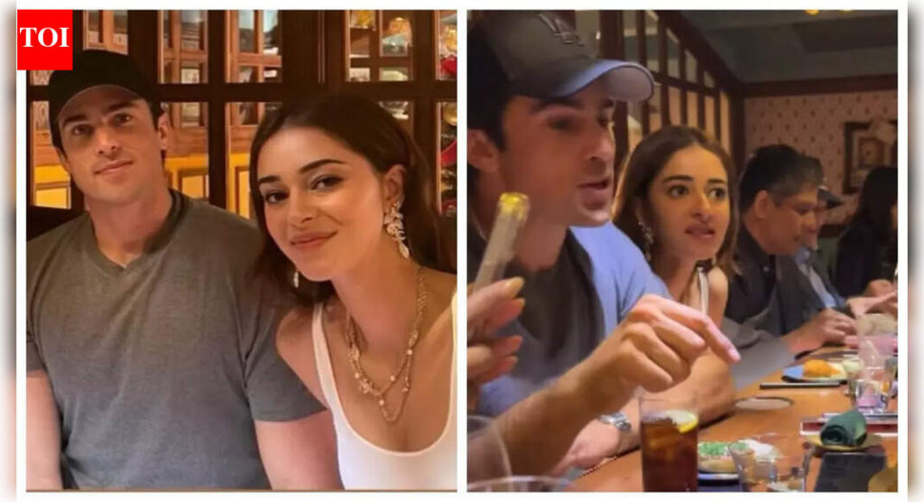 Ananya Panday takes a break from ‘ Tu Meri Main Tera Main Tera Tu Meri’ promotions with Kartik Aaryan for dinner date with boyfriend Walker Blanco – PICS | Ananya Panday takes a break from ' Tu Meri Main Tera Main Tera Tu Meri' promotions with Kartik Aaryan for dinner date with boyfriend Walker Blanco - PICS |