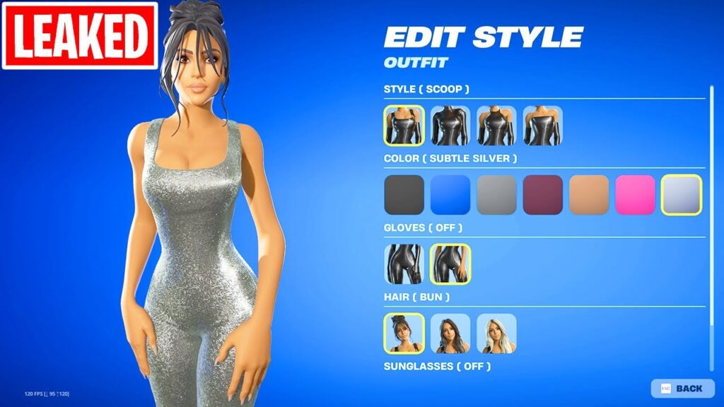 Kim Kardashian Fortnite Skins, Emote & ALL Cosmetics EARLY SHOWCASE