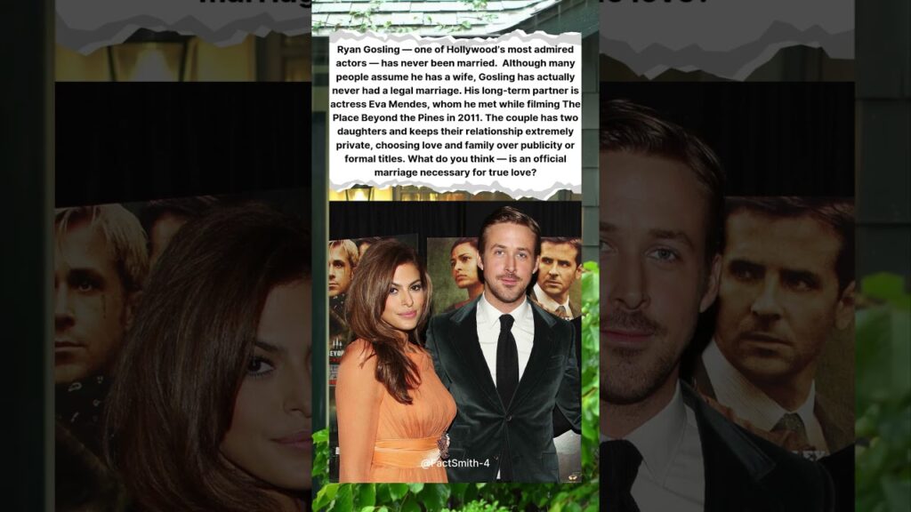 RYAN GOSLING — THE TRUTH ABOUT HIS “FIRST WIFE” 💍❓🔥 RYAN GOSLING — THE TRUTH ABOUT HIS “FIRST WIFE” 💍❓🔥