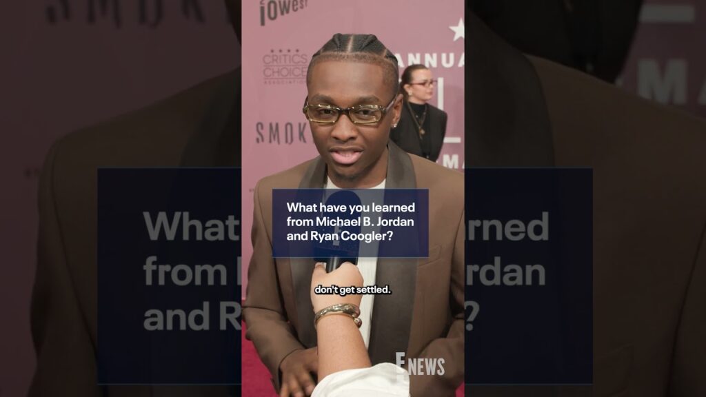 Miles Caton shares what he learned from Michael B. Jordan and Ryan Coogler