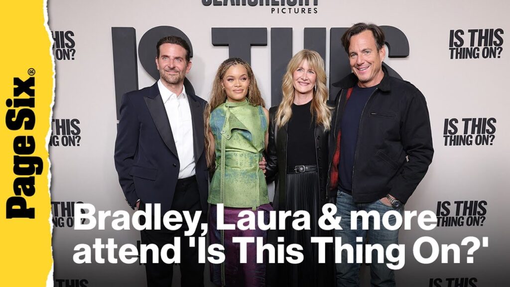 Bradley Cooper, Laura Dern, Will Arnett attend ‘Is This Thing On?’ New York screening Bradley Cooper, Laura Dern, Will Arnett attend 'Is This Thing On?' New York screening