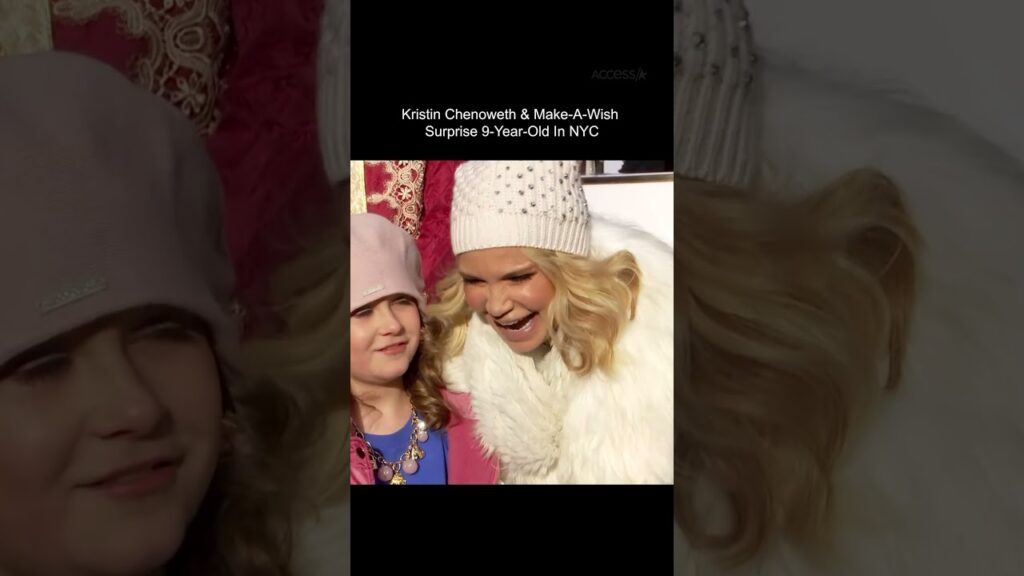 Kristin Chenoweth & Make-A-Wish Surprise 9-Year-Old In NYC