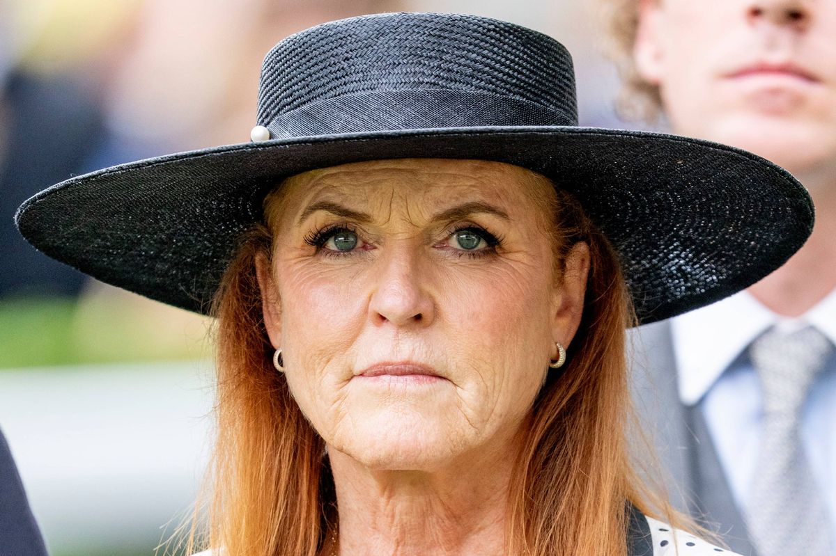 ASCOT, ENGLAND - JUNE 20: Sarah Ferguson, Duchess of York attends on day four of Royal Ascot at Ascot Racecourse on June 20, 2025 in Ascot, England. (Photo by Mark Cuthbert/UK Press via Getty Images)
