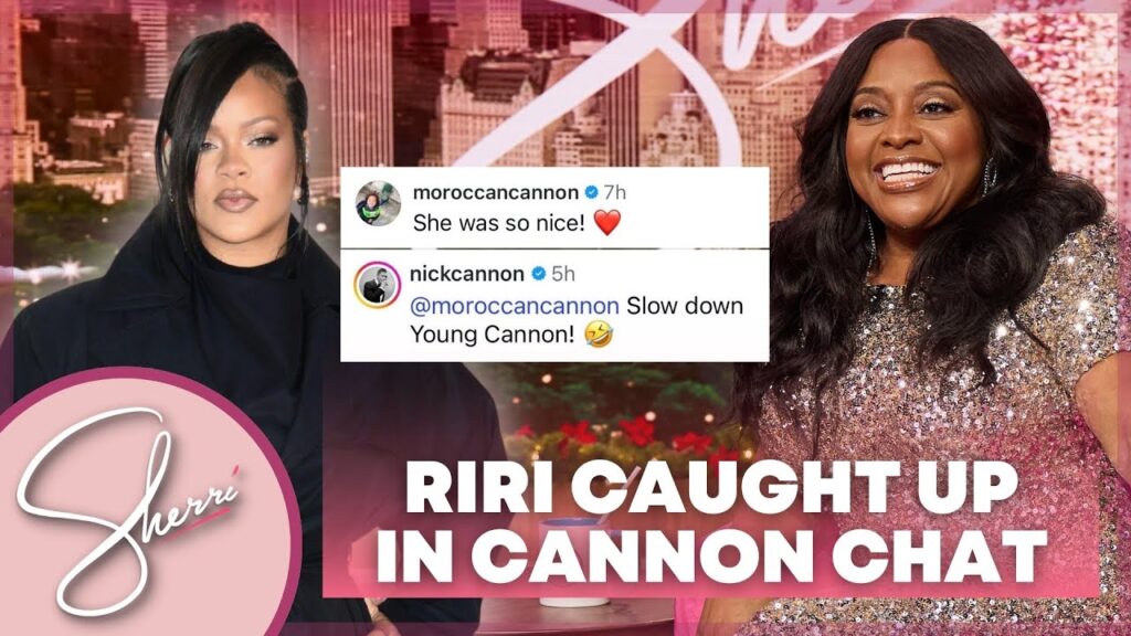 Rihanna Gets Caught Up in Nick Cannon Chat Rihanna Gets Caught Up in Nick Cannon Chat
