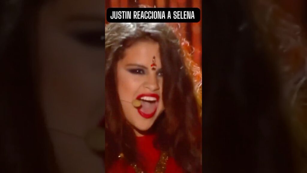 Justin Bieber reacts to Selena Gomez performance #selenagomez #justinbieber #shorts #viral #tiktok