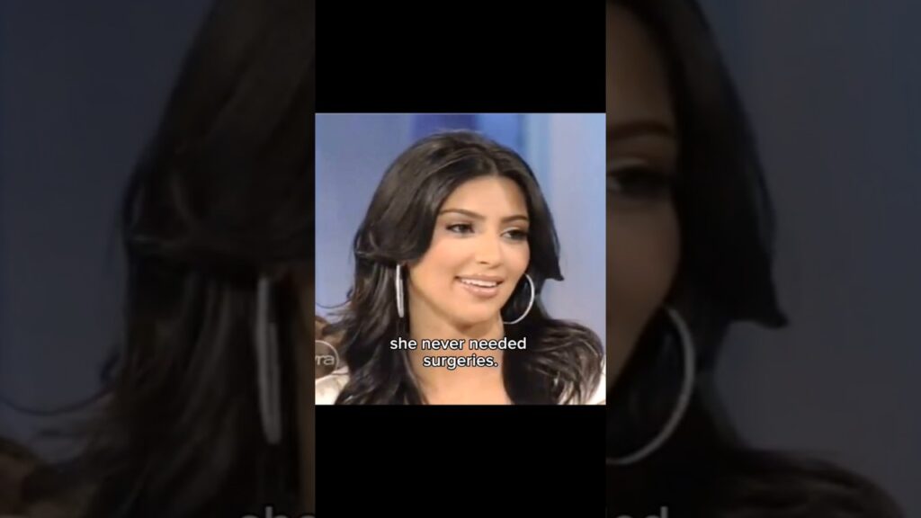Kim Kardashian just never needed surgeries π Kim Kardashian just never needed surgeries π
