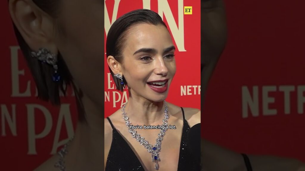Lily Collins Brought Her Daughter to the ‘Emily in Paris’ Set