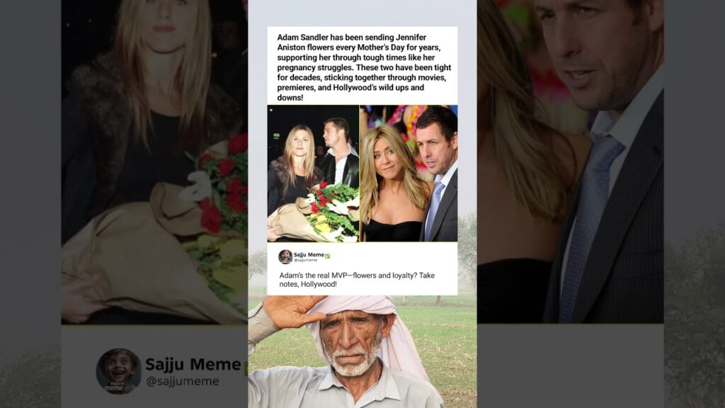 Adam Sandler's Heartwarming Gesture: Flowers for Jennifer Aniston Every Mother's Day