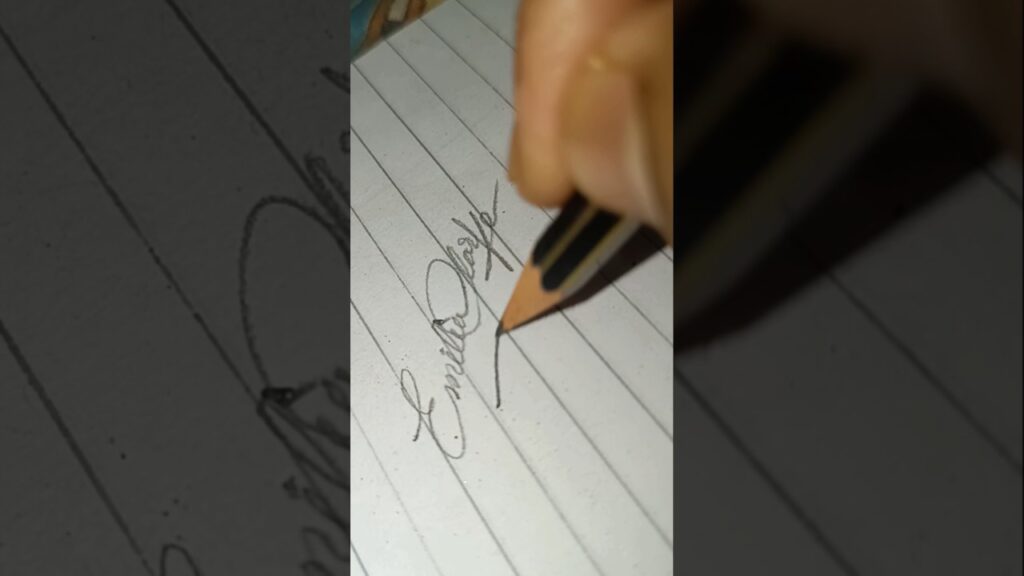 Emilia Clarke Name signature style✒️❤#sign#emiliaclarke #shortsvideo