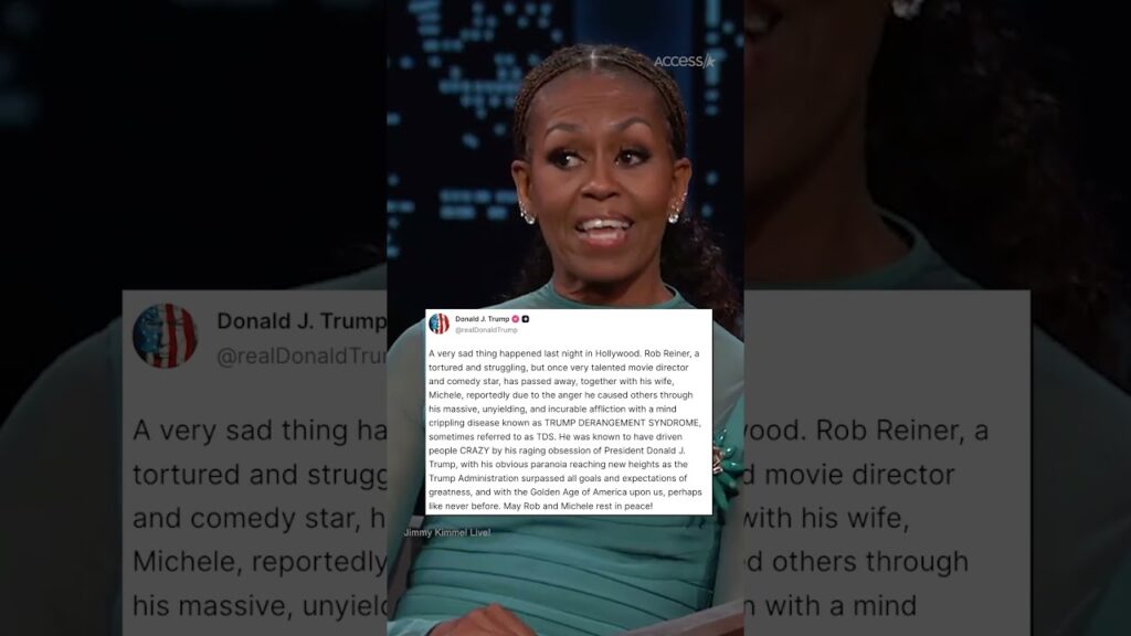 Michelle Obama Takes Swipe at Donald Trump for Rob Reiner Post