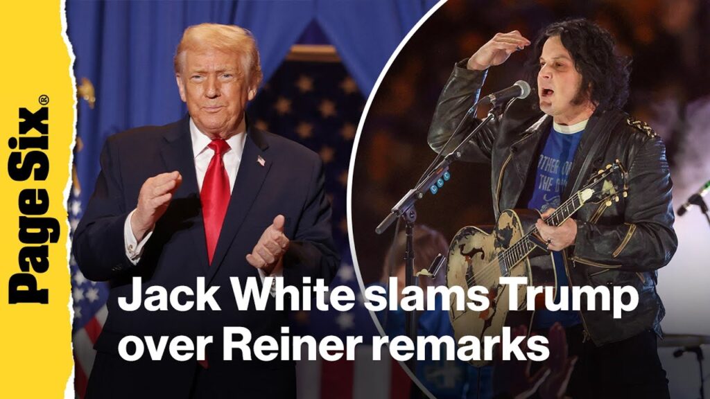 Jack White slams 'disgusting' Donald Trump over Rob Reiner remarks