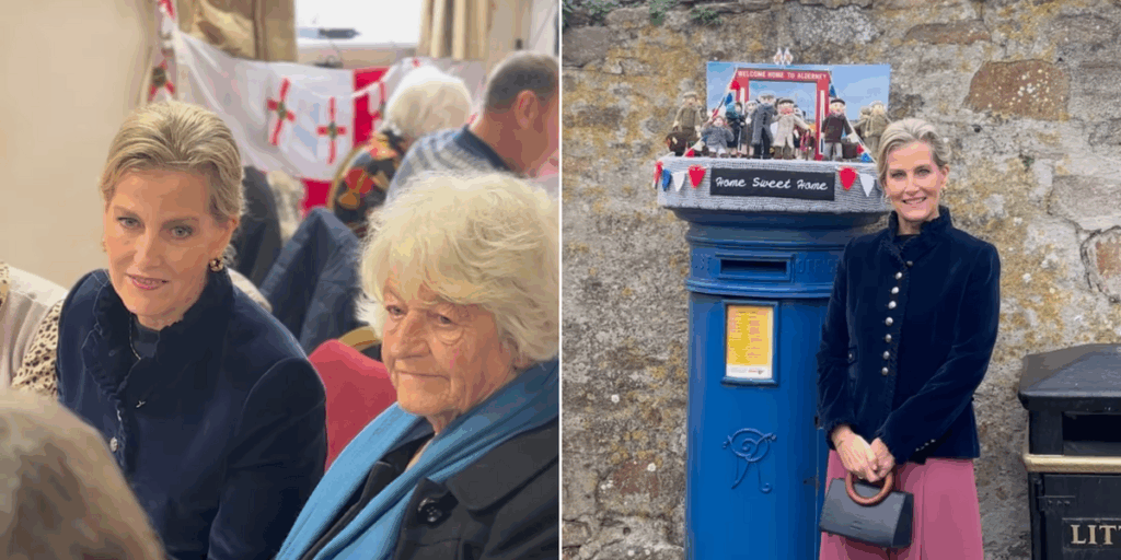 Duchess of Edinburgh braves extreme winds to celebrate special occasion Duchess of Edinburgh braves extreme winds to celebrate special occasion