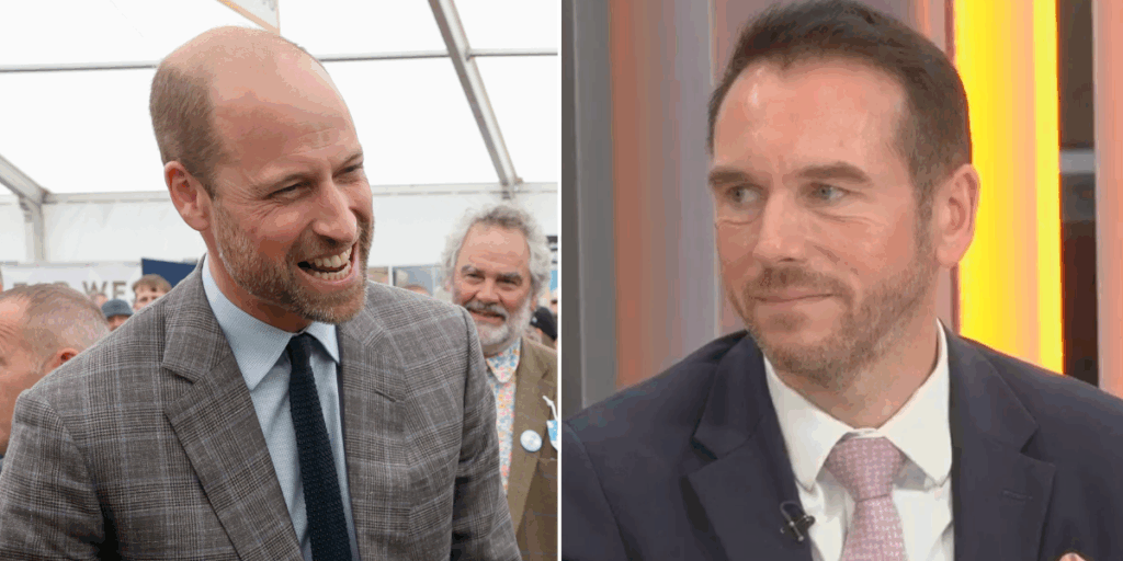 Prince William left in stitches after seeing his royal butler’s ‘strangely coloured feet’ Prince William left in stitches after seeing his royal butler's 'strangely coloured feet'