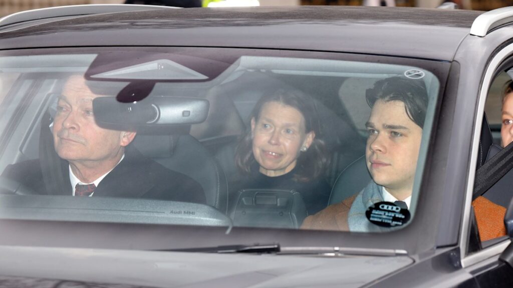 Lady Sarah Chatto attends royal family pre-Christmas lunch with husband Daniel and son Sam Lady Sarah Chatto attends royal family pre-Christmas lunch with husband Daniel and son Sam