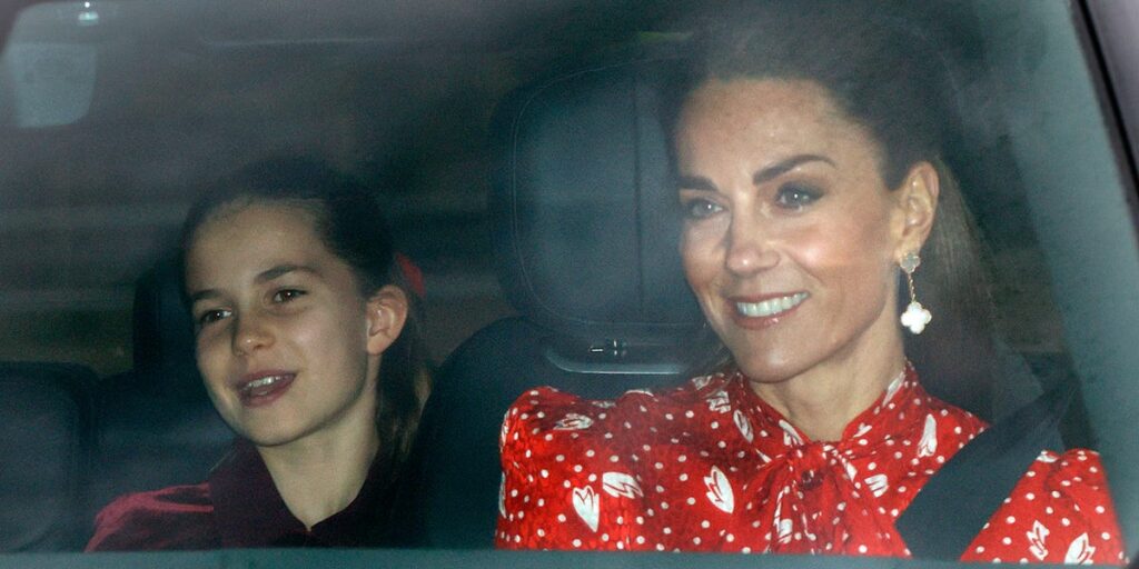 Kate Middleton Wears Red Alessandra Rich Dress for King Charles’s Annual Christmas Lunch Kate Middleton Wears Red Alessandra Rich Dress for King Charles's Annual Christmas Lunch