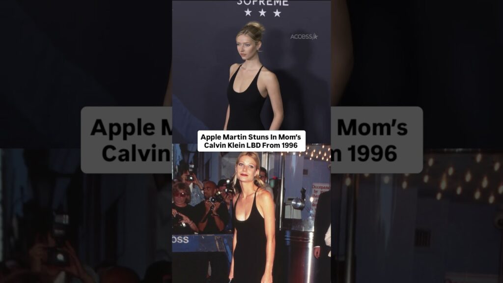 Apple Martin Wears Mom Gwyneth Paltrow's 1996 Dress