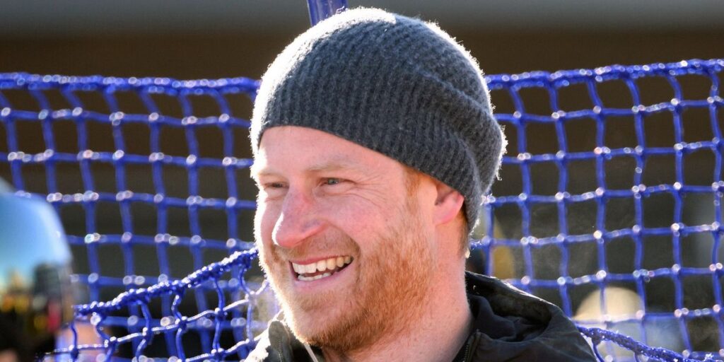 Prince Harry spotted skiing as he is all smiles days before Christmas