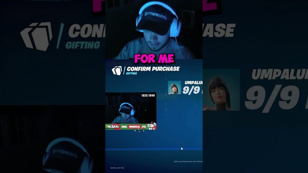 Mongraal gifts Pinq the Kim Kardashian Skin