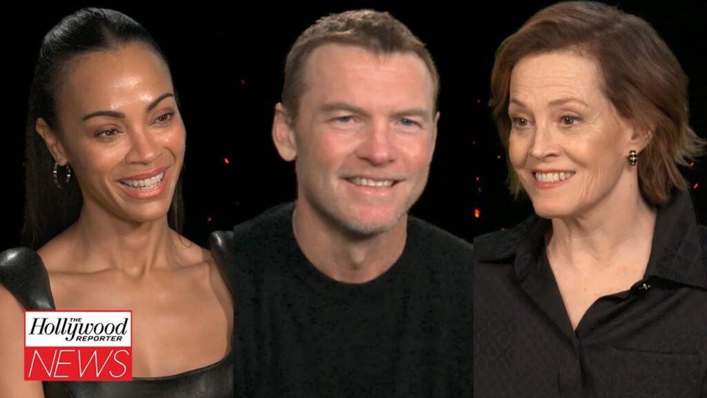 Zoe Saldaña & Sam Worthington on "Emotionally Charged" Scenes in 'Avatar: Fire and Ash' | THR News