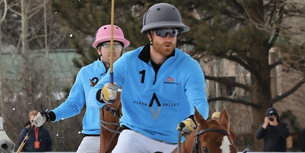 Prince Harry Plays a Polo Match in Aspen, and Meghan Markle Reacts