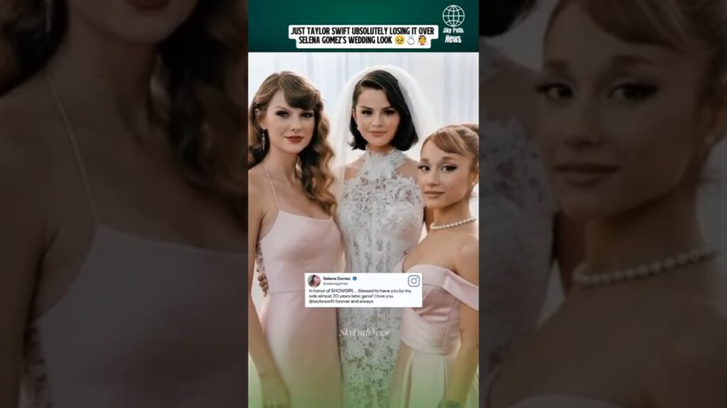 Taylor Swift And Selena Gomez Continue To Be Bestiegoals Including Her Wedding To Benny💍👰😍 #shorts