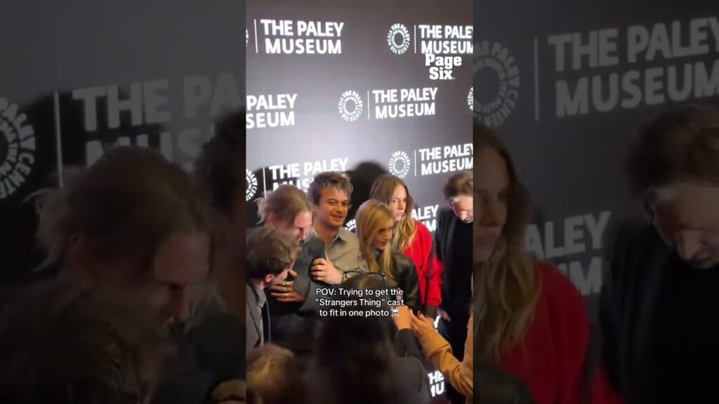 A star-studded affair at the "Stranger Things" The Final Celebration carpet in NYC 🚲🔦 #shorts