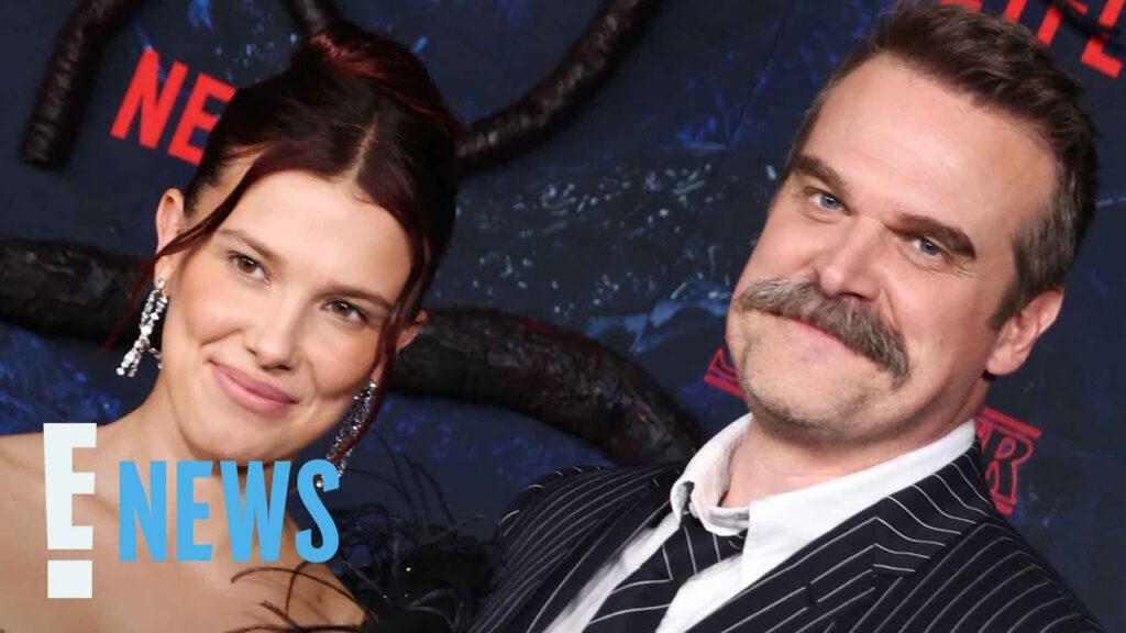 Why Millie Bobbie Brown, David Harbour Missed Stranger Things Event | E! News Why Millie Bobbie Brown, David Harbour Missed Stranger Things Event | E! News
