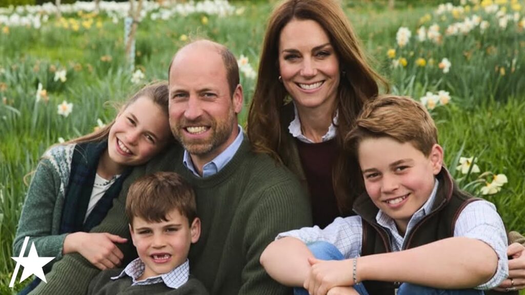 Kate Middleton & Prince William Beam w/ George, Charlotte, & Louis In New Christmas Card