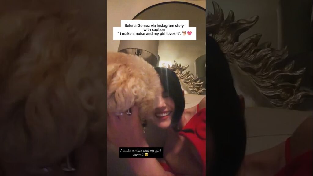 Selena Gomez with her dog,  Daisy. 🐶💖 #selenagomez #daisy #fyp