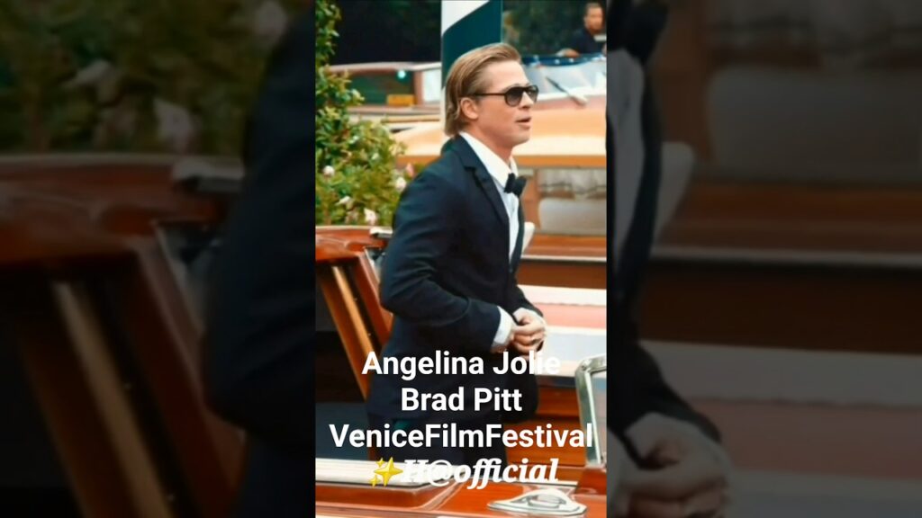 Brad Pitt And Angelina Jolie At Venice Film Festival What??💘#bradpitt #angelina #jolie #shorts