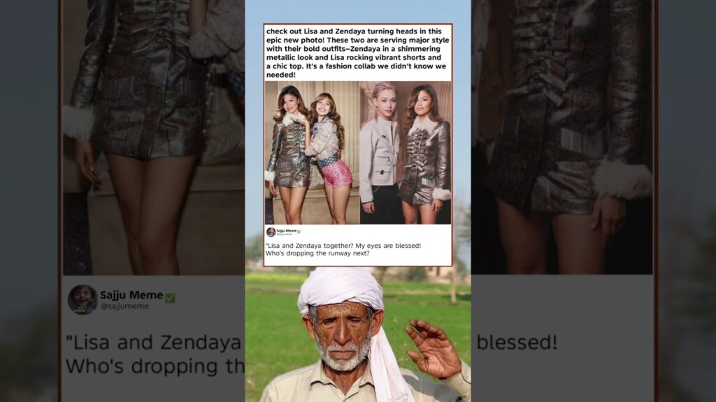 Zendaya and Lisa's Epic Reunion Slay – We Needed This! 💖#memes#shortsvideo#shorts