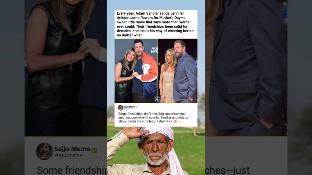 Adam Sandler Sends Jennifer Aniston Flowers Every Mother's Day 🥹 Pure Friendship Goals!
